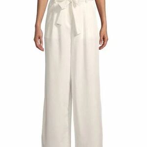 BCBGMaxAzria White Wide-Leg Pants